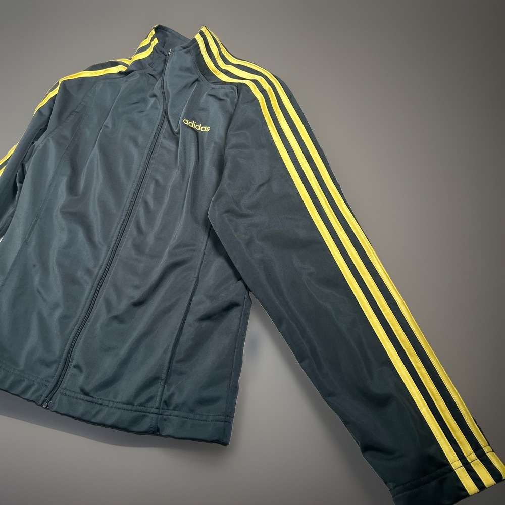 Adidas Women's Large‎ Essentials 3-Stripes Bomber Track Jacket Mesh Lined Y2K